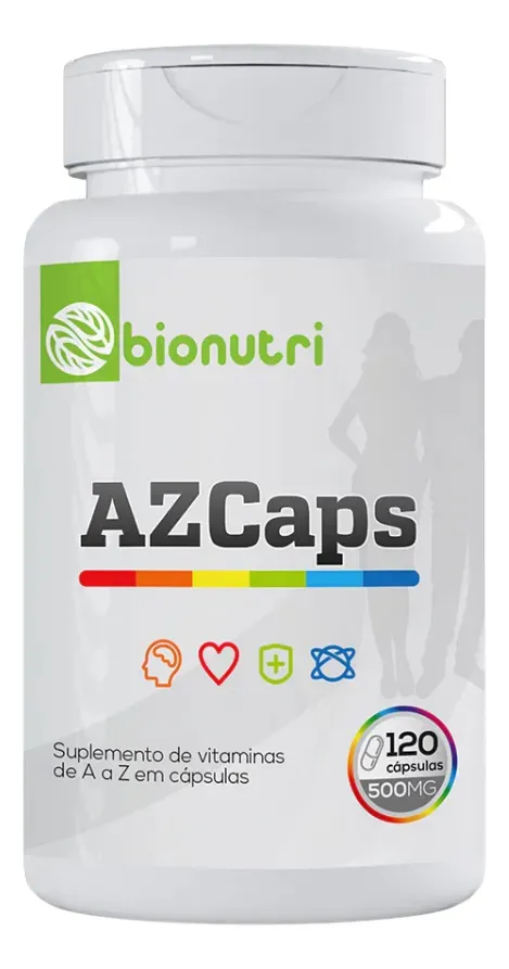 Multivitamínico AZCaps 120 Cápsulas Bionutri