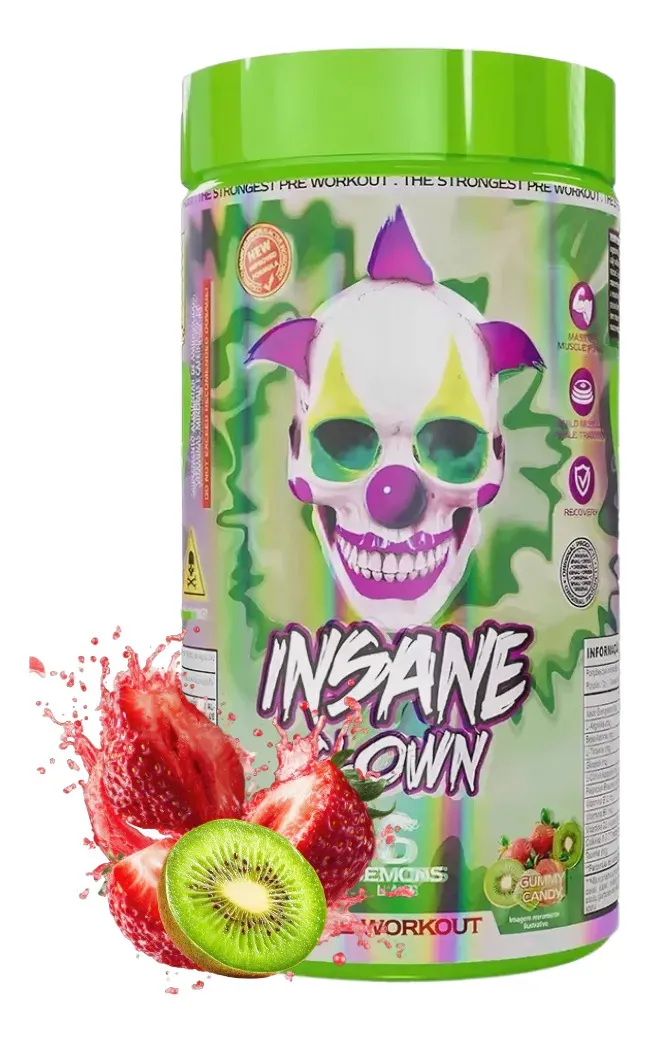 Pré-Workout Insane Clown 350g Sabor Gummy Demons Lab