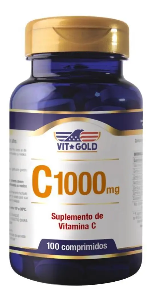Vitamina C 1000mg Vitgold 100 Comprimidos