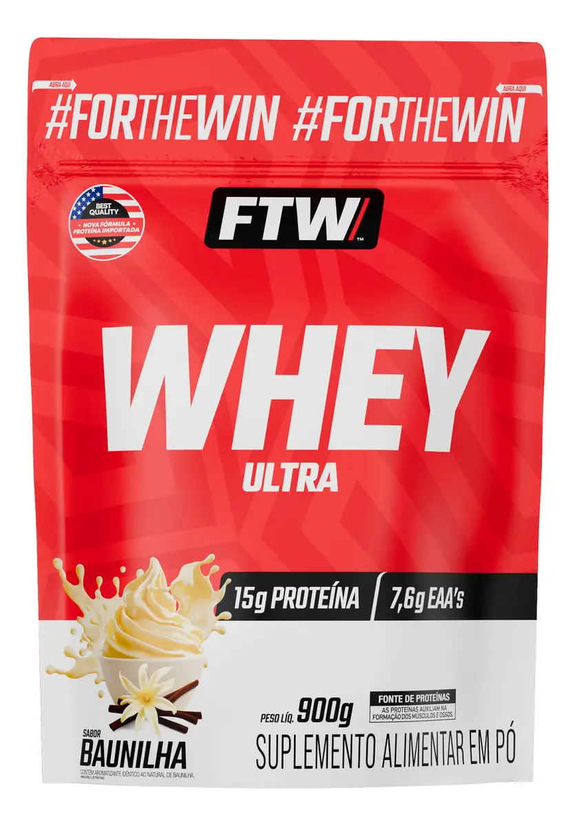 Whey Protein Ultra Refil 900g Baunilha FTW